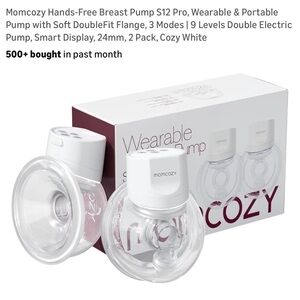 Momcozy Hands-Free Breast Pump S12 Pro - White